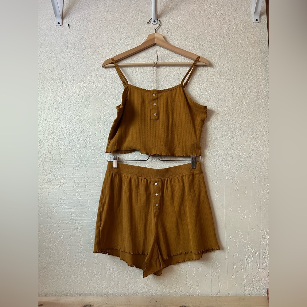 Old Navy Mustard Knit Set